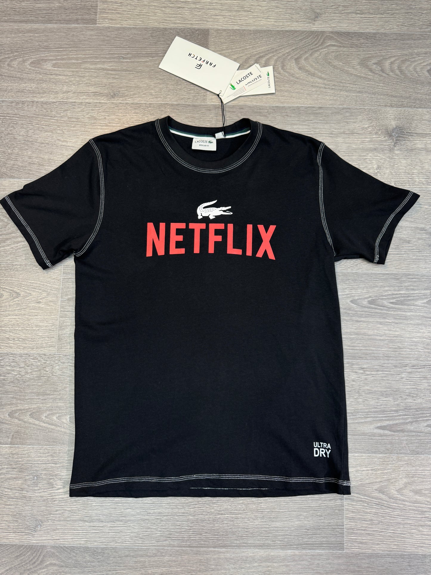 T SHIRT LACOSTE NETFLIX HIGH QUALITY