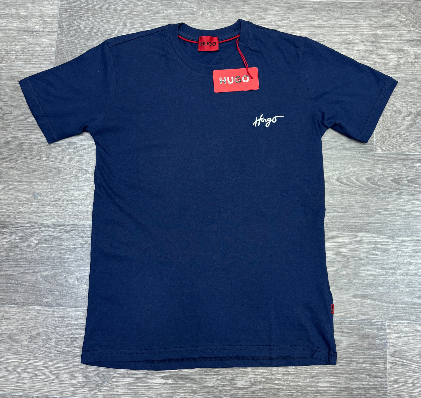 PROMO 🔴 T-shirt Hugo Boss BRODÈ 100% Cotton