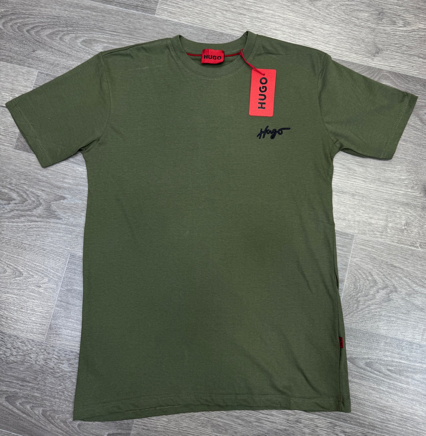 PROMO 🔴 T-shirt Hugo Boss BRODÈ 100% Cotton