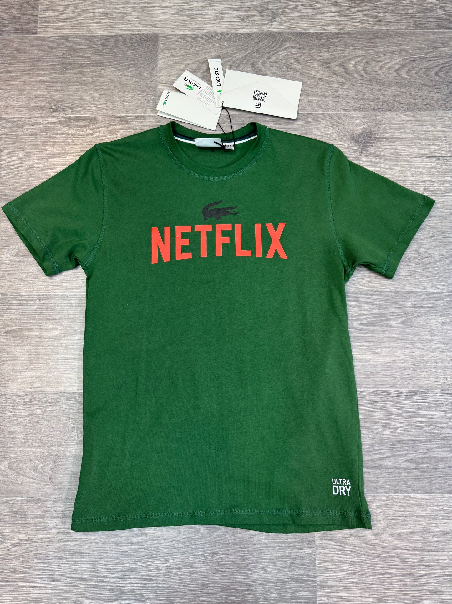 T SHIRT LACOSTE NETFLIX HIGH QUALITY